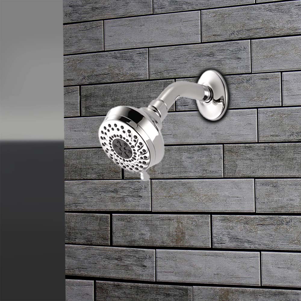 6 Pattern Multi-Function Shower Head - Chrome - W04