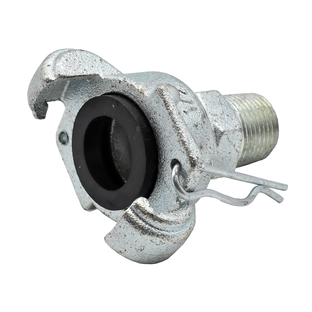 1/2" MPT Straight Through Jack Hammer Coupler 
 - Single Display Pack - W04