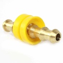 1/4" Hose Barb Splicer - 25 Pack Bulk - W03