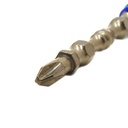 25 Bulk - PH2 Double Head Phillips High Torque Magnetic Power Screwdriver Bits - 2.5 Inch Long - W02