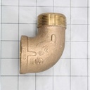 1/1/2" 90 BRASS ST ELBOW - W05