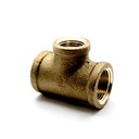 1/2 X 1/2 X 3/8 RED BRASS TEE - W04