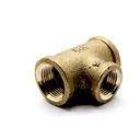 3/4 X 3/4 X 1/2 RED BRASS TEE - W02
