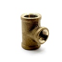 3/4 X 3/4 X 1/2 RED BRASS TEE - W03