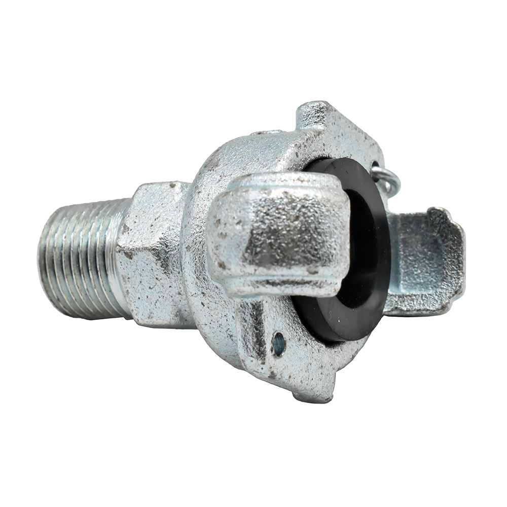 1/2" MPT Straight Through Jack Hammer Coupler 
 - Six Display Pack - W03