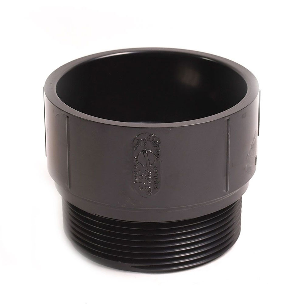 92874 4" ABS Male Adapter - W02