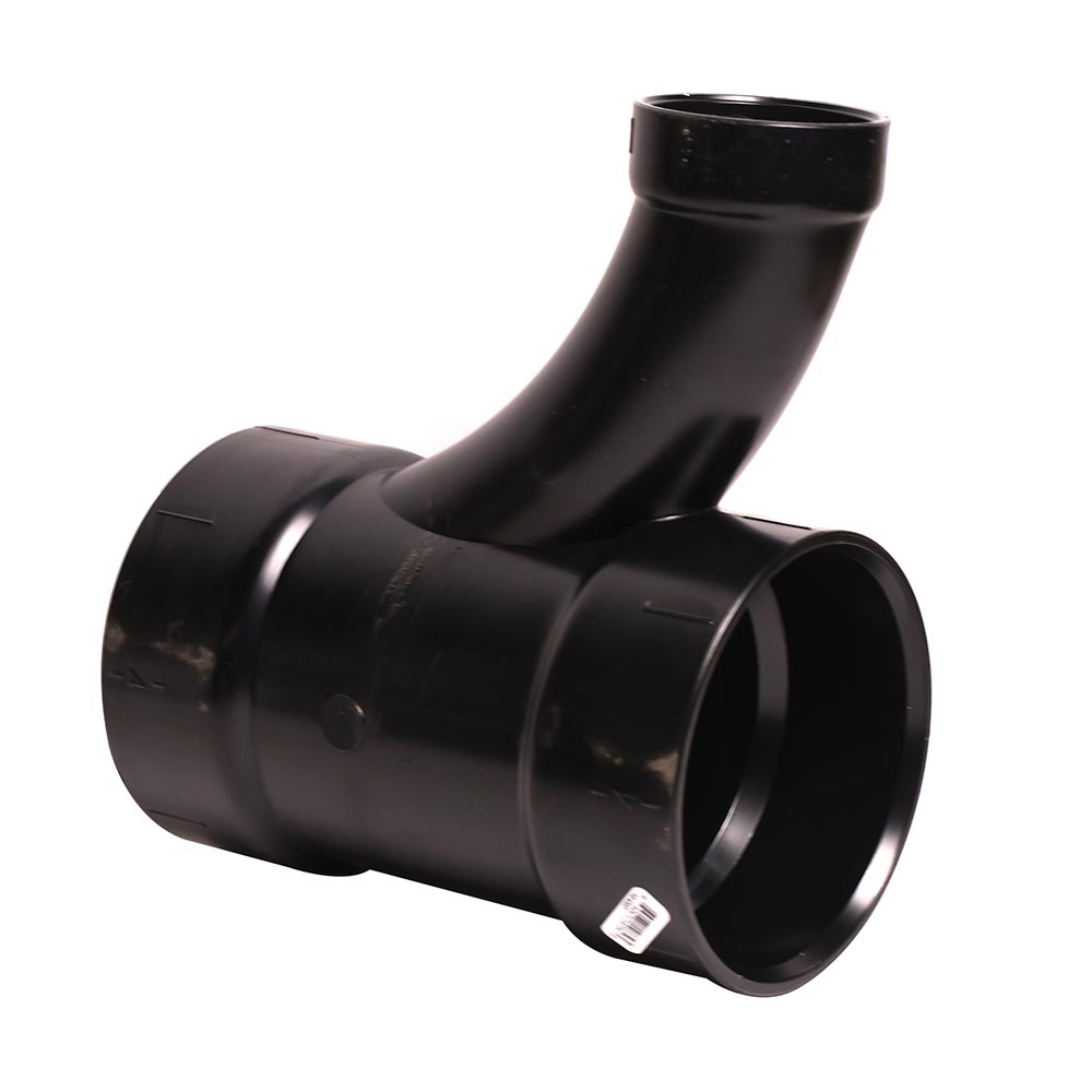 94337 4" X 4" X 2" ABS Reducing Combination Wye - W02