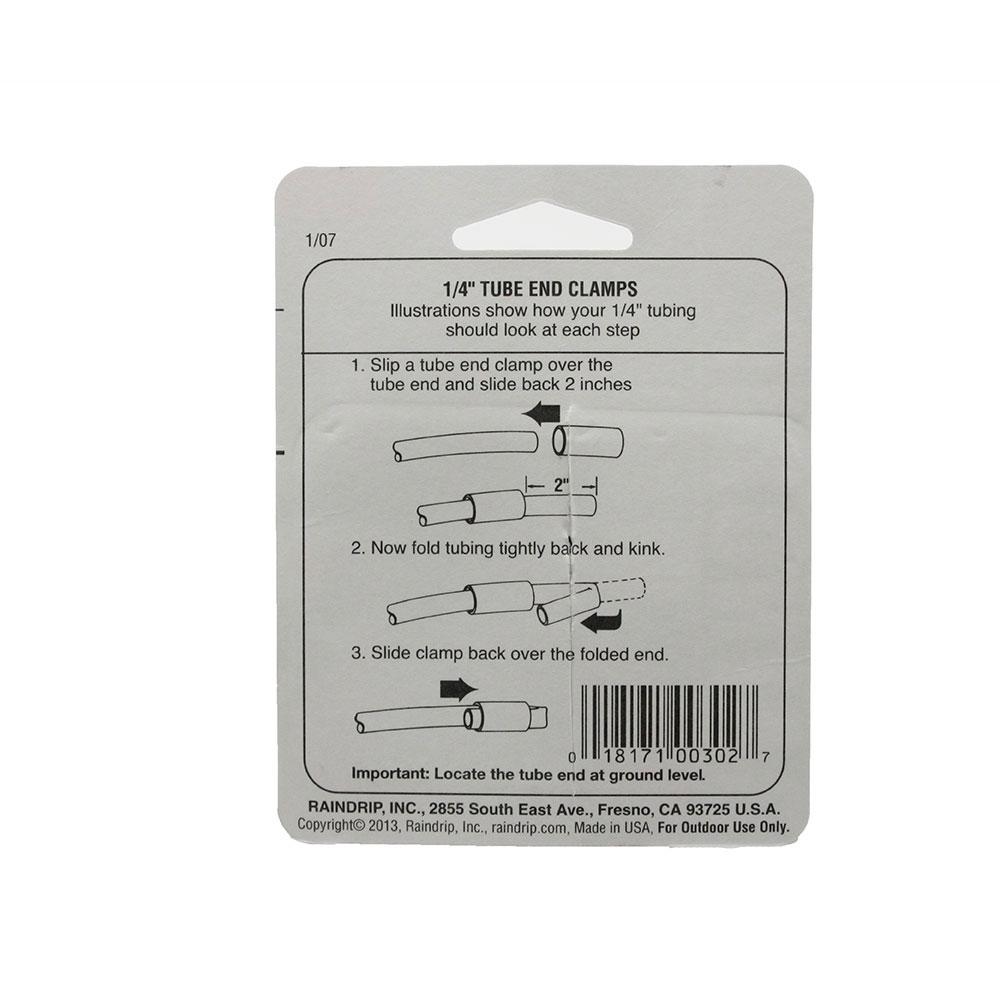 R-302-C 1/4 END CAP - W08