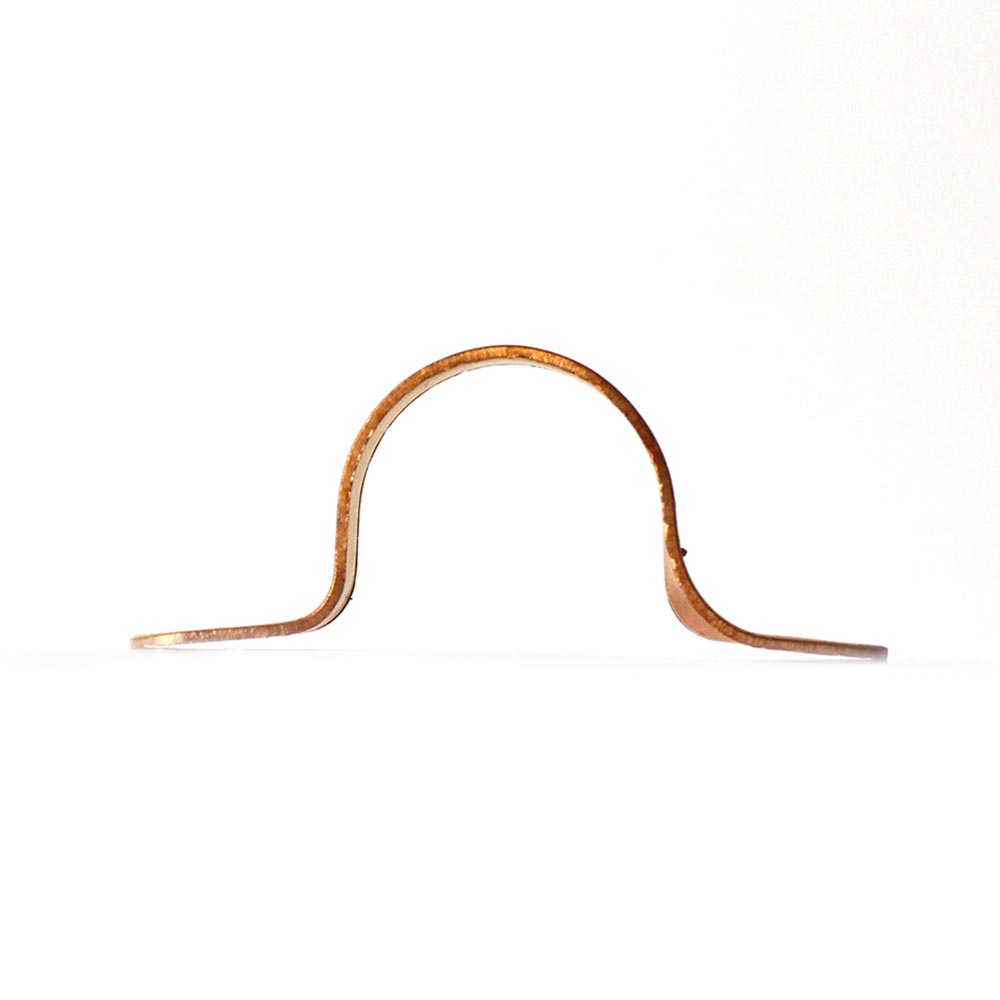 3/4" Copper Tube Straps - W02