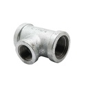 1/2" x 1/2" x 3/8" Galvanized Steel Reducer Tee - W02