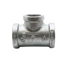 1/2" x 1/2" x 3/8" Galvanized Steel Reducer Tee - W04