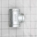 1/2" x 1/2" x 3/8" Galvanized Steel Reducer Tee - W05