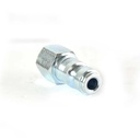 1/4" x 1/8" FPT Automotive Coupler Plug - Silver - 6 Display Pack - W02