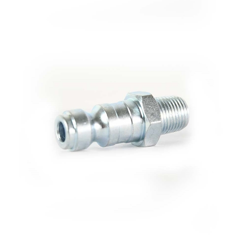 1/4" x 1/8" MPT Automotive Coupler Plug -Silver - Display Pack - W02