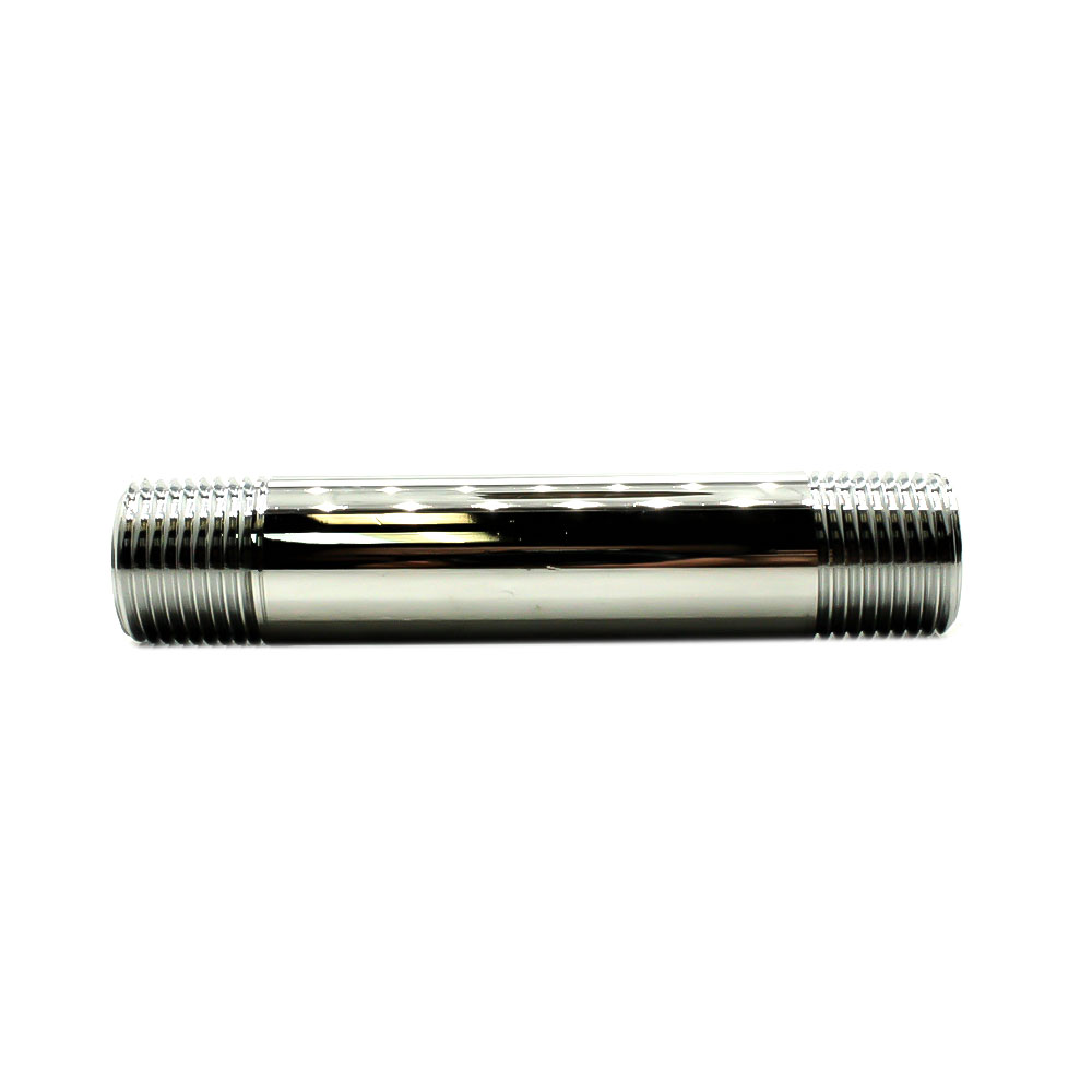 1/2" x 2" Chrome Plated Brass Nipple - W02