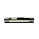 1/2" x 2" Chrome Plated Brass Nipple - W02