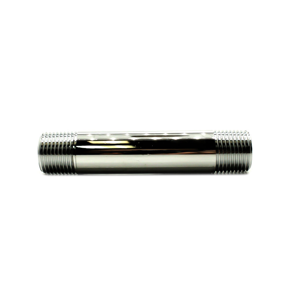1/2" x 5" Chrome Plated Brass Nipple - W02