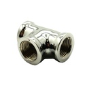 1/2" Chrome Plated Brass Tee - W02
