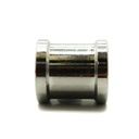 1/2" Chrome Plated Brass Coupling - W04