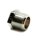 1/2" x 3/8" Chrome Plated Brass Bushing - W03