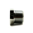 1/2" x 3/8" Chrome Plated Brass Bushing - W04