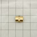 1/8 COUPLING BRASS [BARSTOCK] - W02