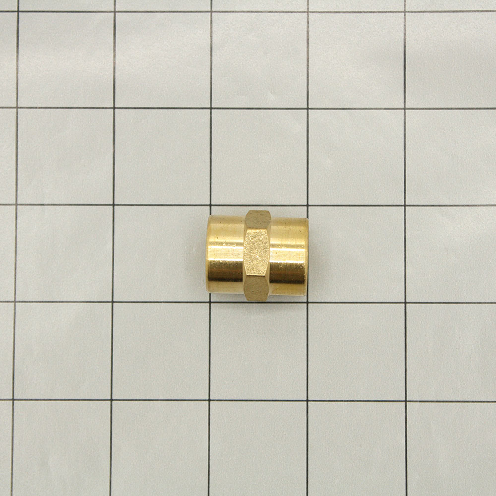 1/2" Coupling Brass [BARSTOCK] - FPC880 - W02