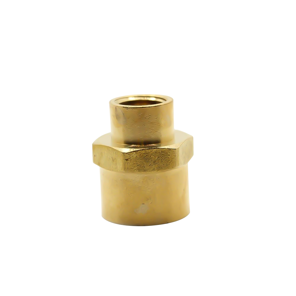 1/2" X 1/4" Reducer Brass (BARSTOCK) FPC480 - W06