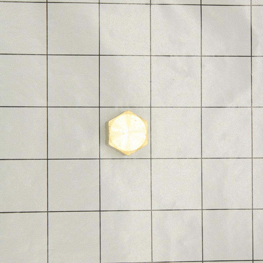 1/8" Cap Brass (BARSTOCK) - W05