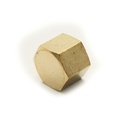 1/2" Cap Brass (BARSTOCK) - W03