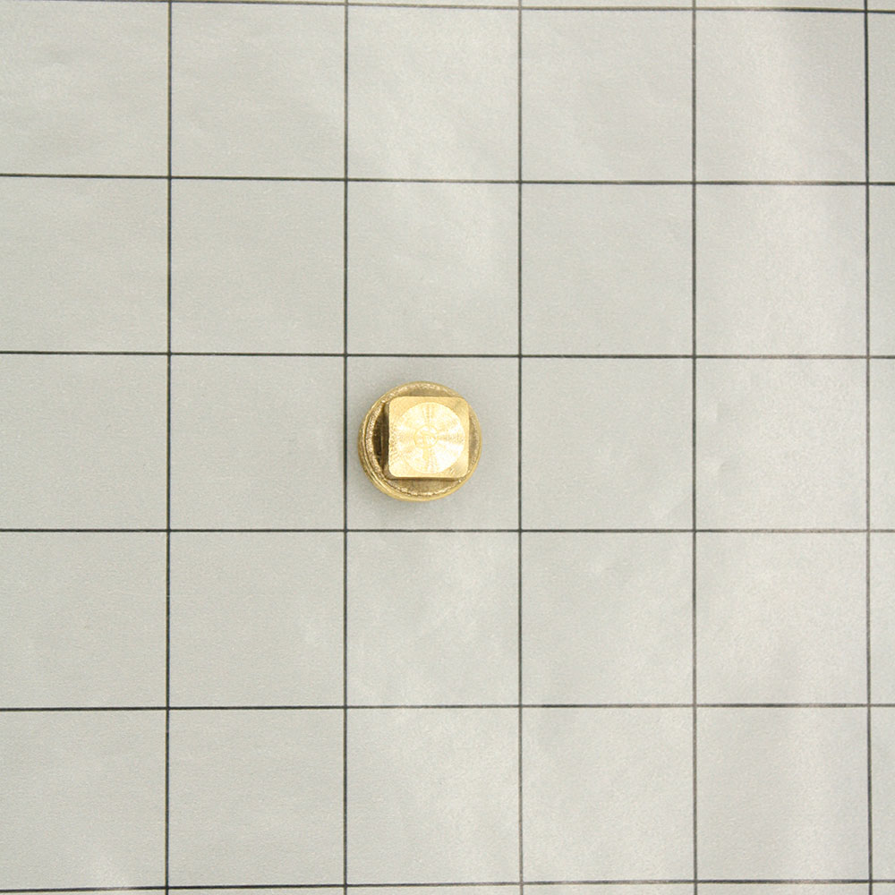 1/8" Plug Brass (BARSTOCK) - W05