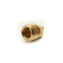 1/4" Plug Brass ( BARSTOCK) - W02