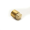 1/4" Plug Brass ( BARSTOCK) - W03