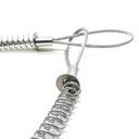 1/8" Steel Double Loop x 20-1/4" Jack Hammer Hose Safety Cable Whip
 - 25 Pack Bulk - W02