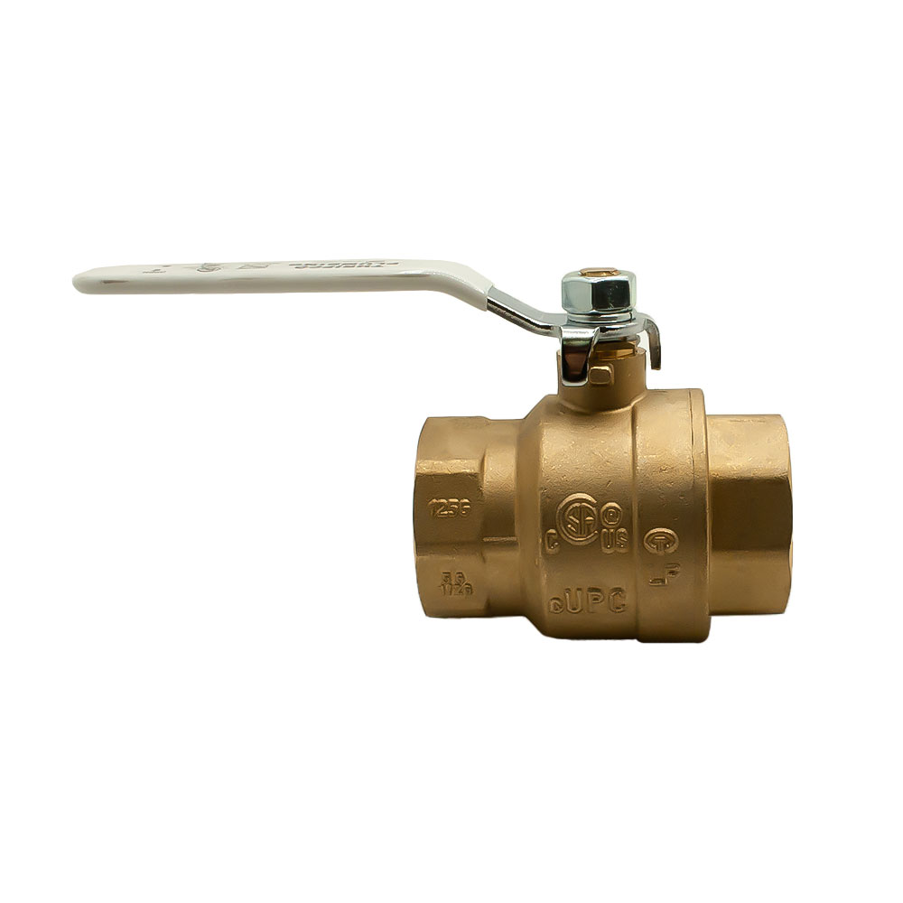 1" IPS Brass Full Bore Ball Valve - W03