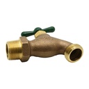 1/2" MIP x 3/4" GHT SSS Brass Hose Bibb - W02