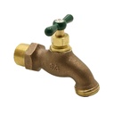 1/2" MIP x 3/4" GHT SSS Brass Hose Bibb - W05