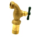 3/4" MIP x 3/4" GHT SOT Brass Hose Bibb  - W04