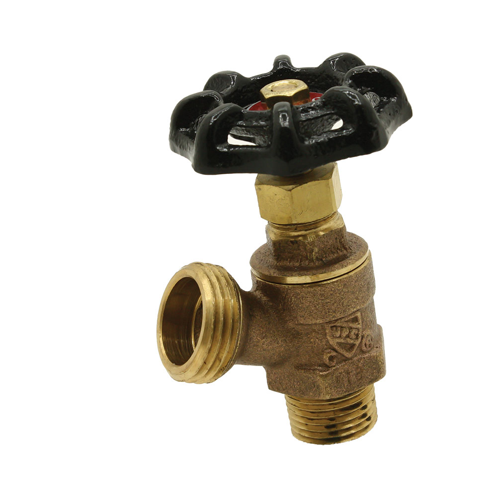 1/2" MIP x 3/4" GHT Brass Boiler Drain Valve - W03