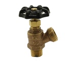 3/4" MIP x 3/4" GHT Brass Boiler Drain Valve - W02