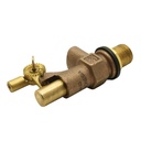 3/4" MIP x Free Flow Outlet Brass Float Valve with Compound Operating Lever - W02