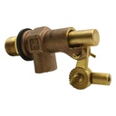3/4" MIP x Free Flow Outlet Brass Float Valve with Compound Operating Lever - W04