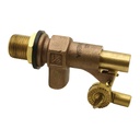 3/4" MIP x Free Flow Outlet Brass Float Valve with Compound Operating Lever - W07
