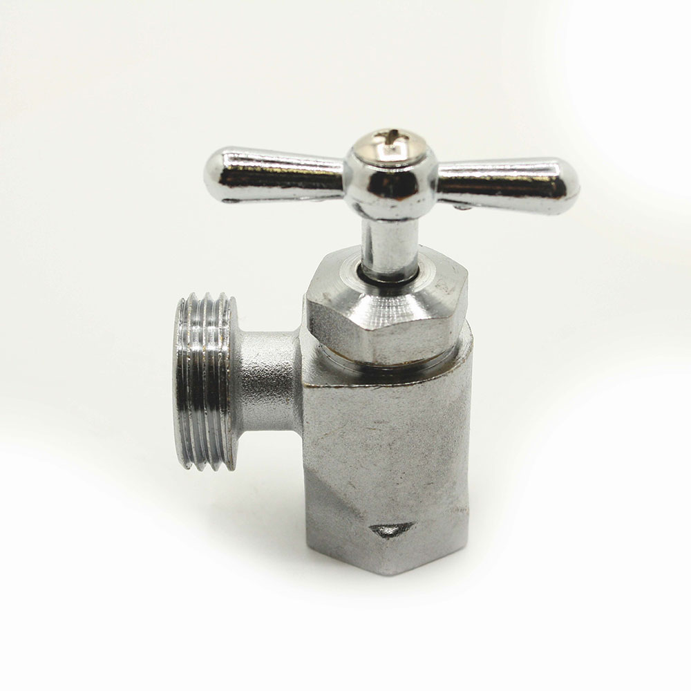 1/2" FIP x 3/4" Male GHT Front Handle Washing Machine Valve - W02