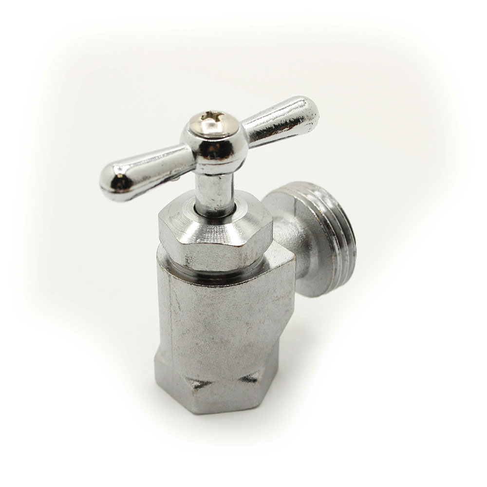 1/2" FIP x 3/4" Male GHT Front Handle Washing Machine Valve - W03