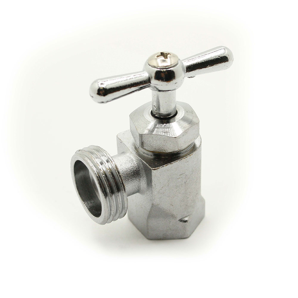 1/2" FIP x 3/4" Male GHT Front Handle Washing Machine Valve - W04