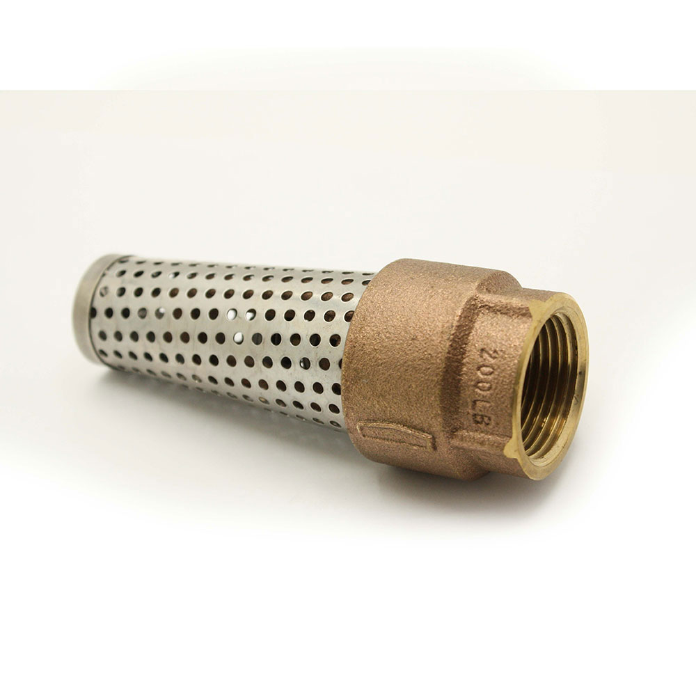 1-1/4" FIP Brass Foot Valve - W02