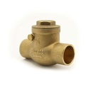 1/2" CXC Brass Swing Check Valve - W02