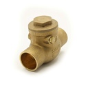 1/2" CXC Brass Swing Check Valve - W03