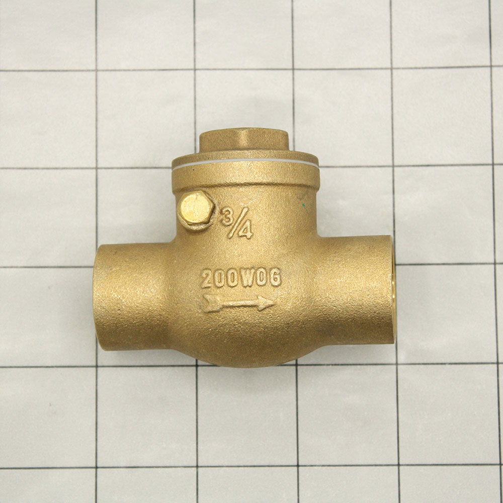 1/2" CXC Brass Swing Check Valve - W04